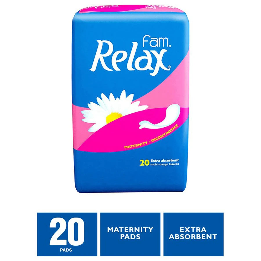 Fam Relax Natural Cotton Feel Maternity Sanitary Pads 20pcs