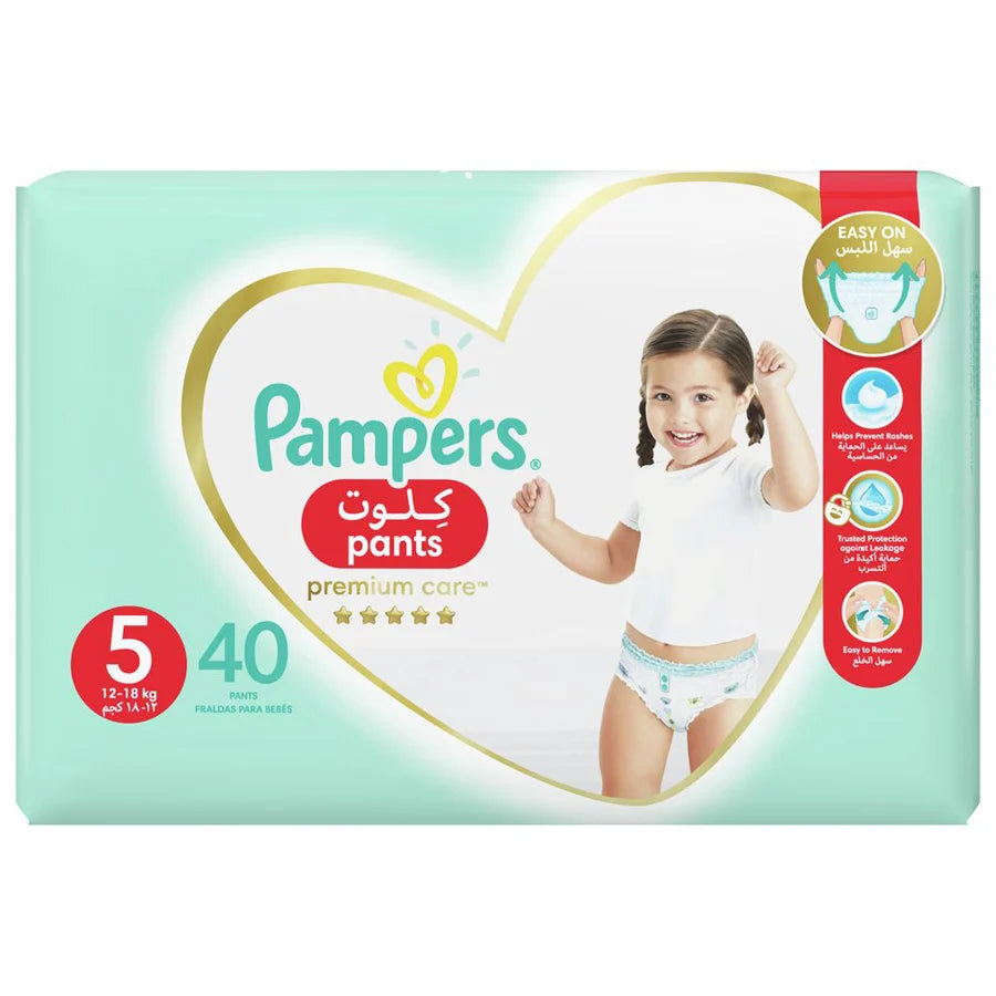 Pampers Premium Care Pants Size 5 - 40's