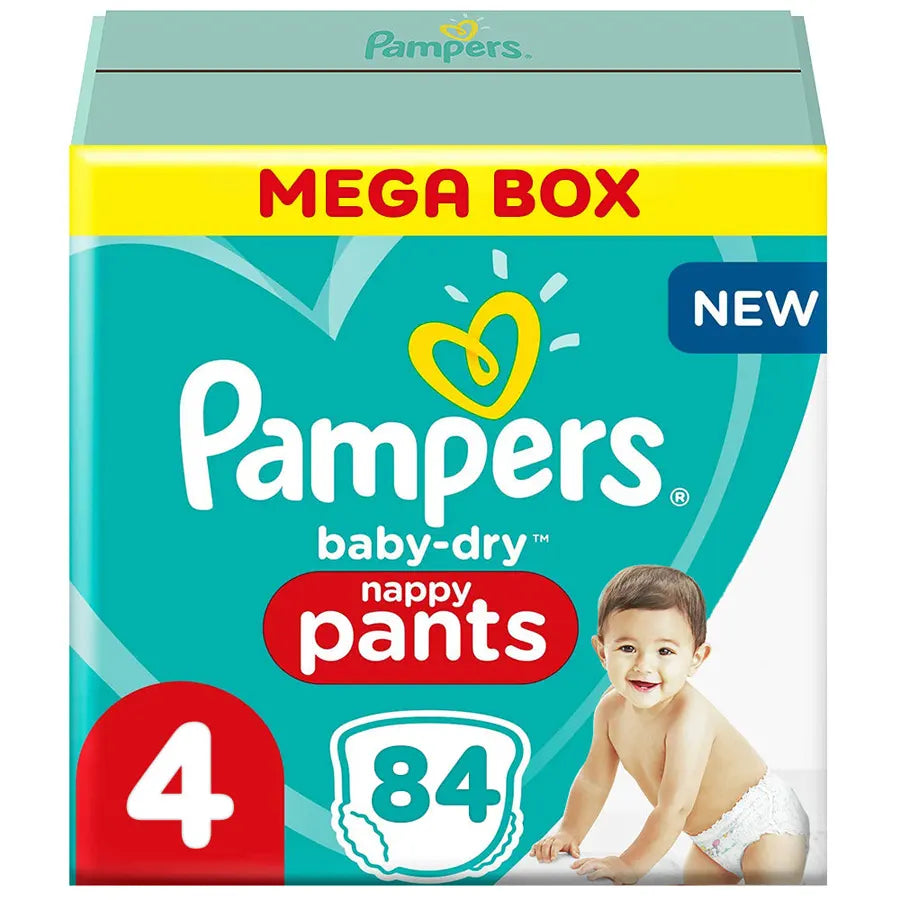 Pampers Baby-Dry Pants Size 4 - 84's (Mega Box)