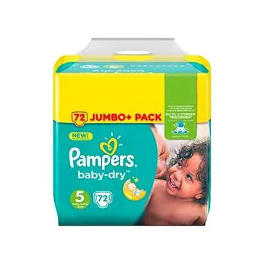 Pampers Baby-Dry Diaper Size 5 - 72's (Jumbo Carry Packs)