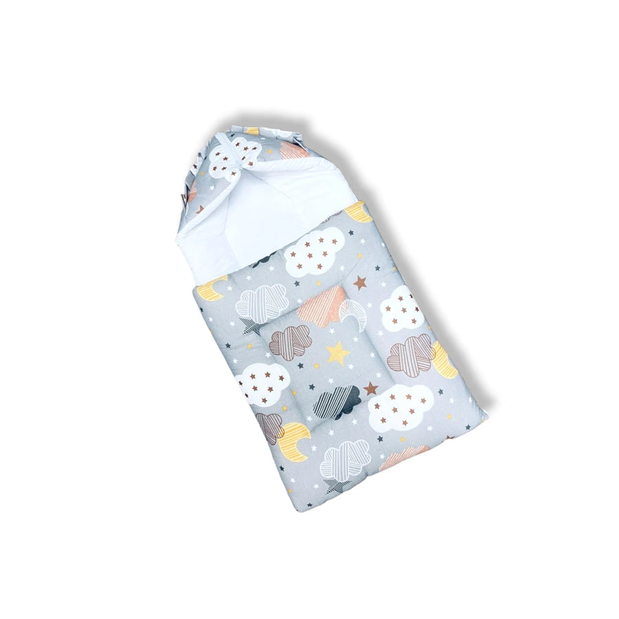 Little Angel Baby Sleeping Bag - (Grey AOP)