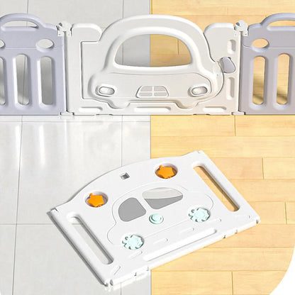 Little Angel Kids Playpen - 123 x 123 x 62cm (White/Grey)