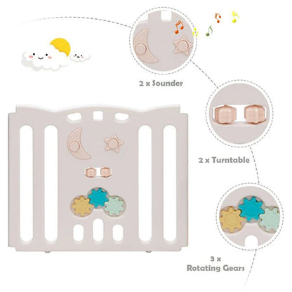 Little Angel Kids Playpen - 143 x 143 x 63cm (Grey)