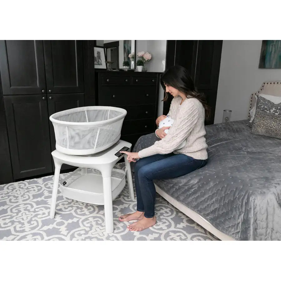 4moms MamaRoo Sleep Bassinet Birch