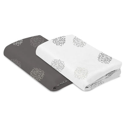 4moms MamaRoo Sleep Bassinet Sheet Grey Crosshatch