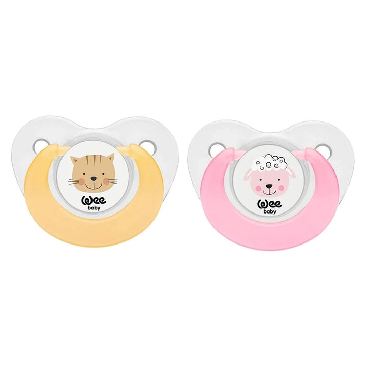 Wee Baby - Funny Animal Soothers 2pcs 6-18M