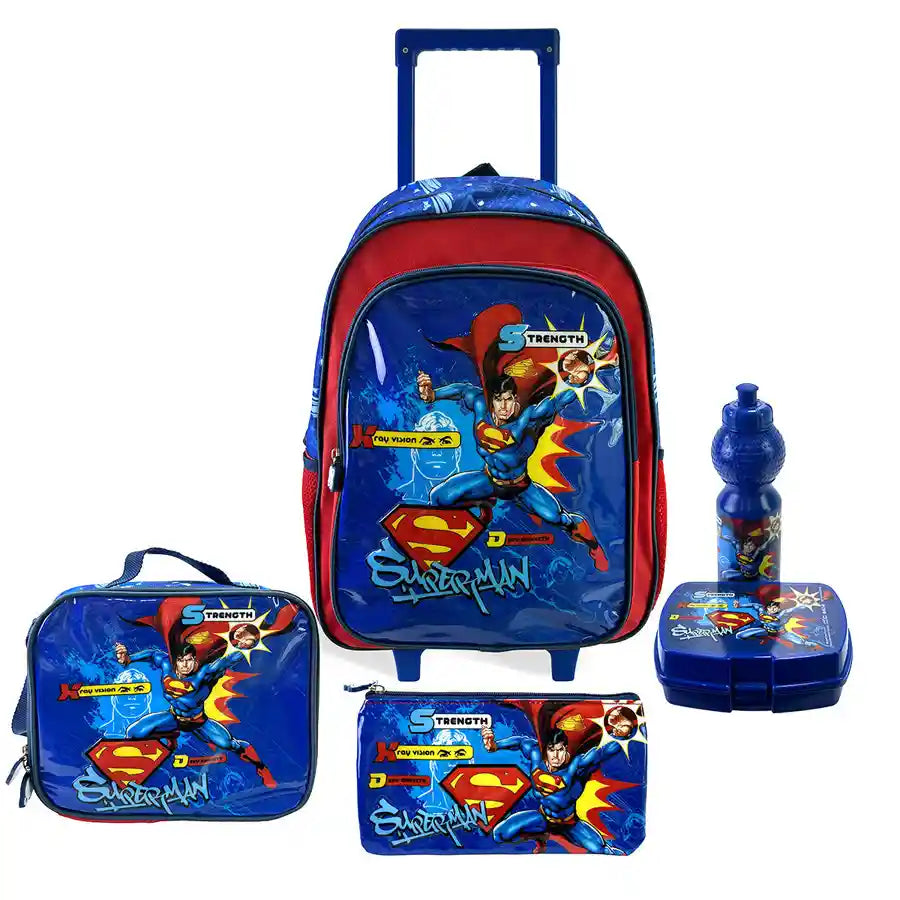 Warner Bros. Superman Super Strength 18 Inch 5-in-1 Trolley Box Set