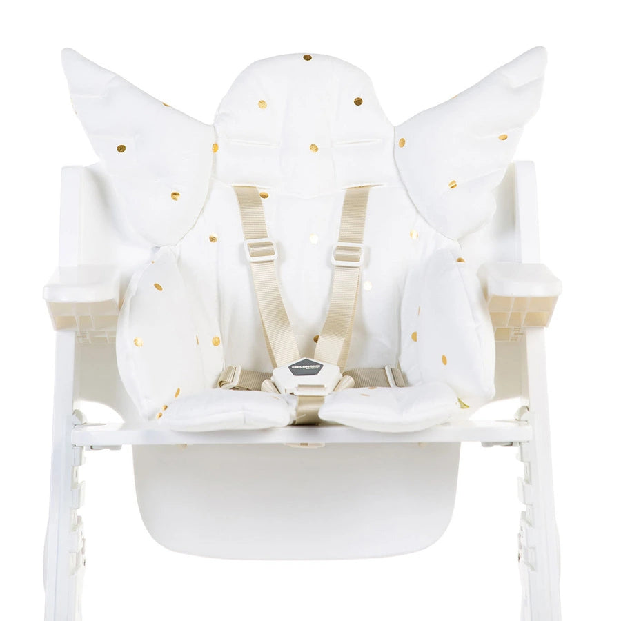 Childhome Evolu 2 & Lambda - Angel Universal Seat Cushion - Jersey Gold Dots