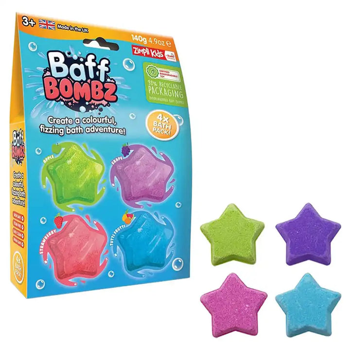 Baff Bombz Star - 4 Pack