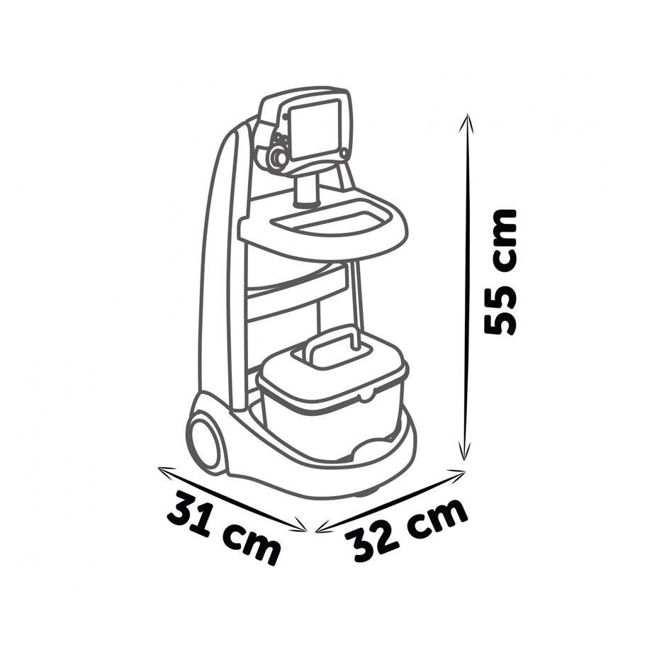 Smoby Medical Rescue Trolley
