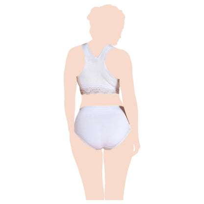 Carriwell Crossover Sleeping & Nursing Bra (White)