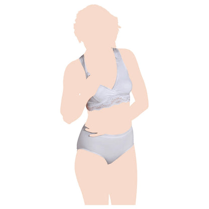 Carriwell Crossover Sleeping & Nursing Bra (White)