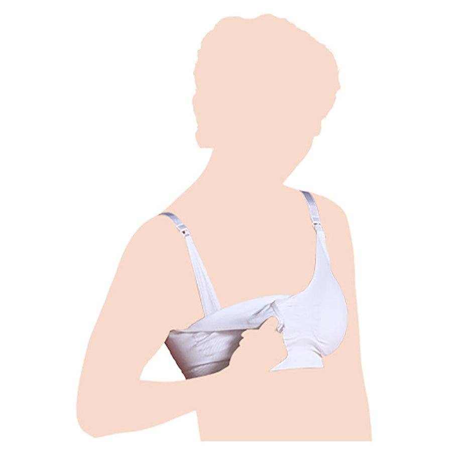 Carriwell Original Maternity & Nursing Bra (White)