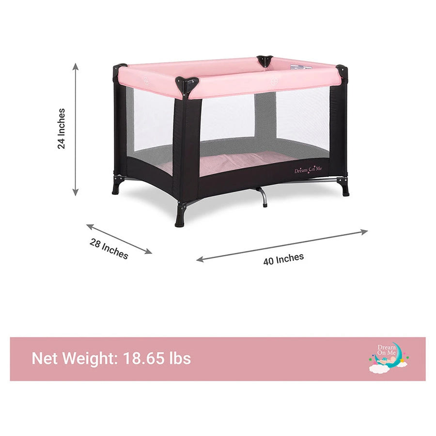 Dream On Me - Nest Portable Play Yard (Pink)