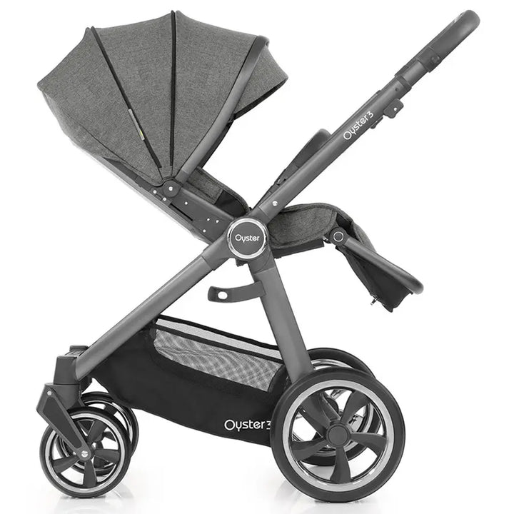 Oyster3 - Premium Threefold Baby Stroller 3 (Mercury City Grey)