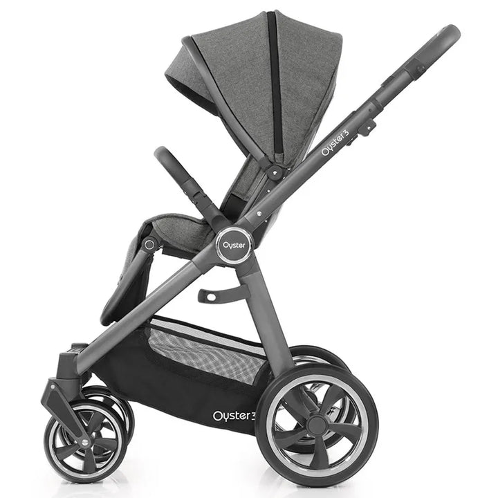 Oyster3 - Premium Threefold Baby Stroller 3 (Mercury City Grey)