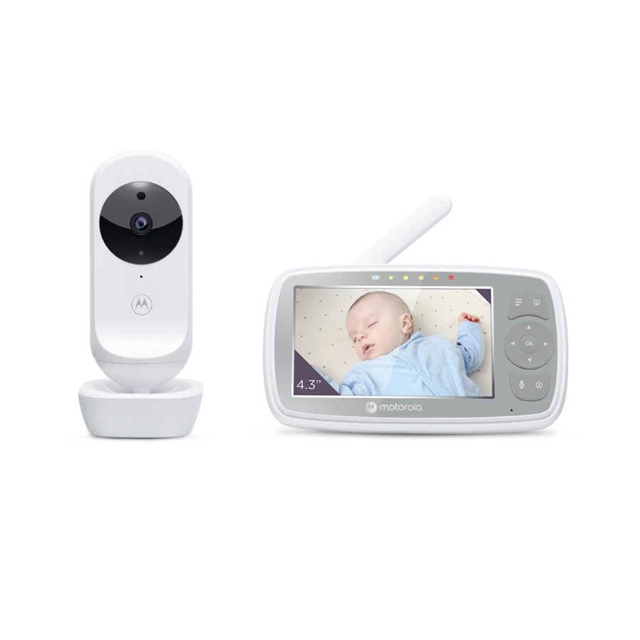Motorola - 4.3” Wi-Fi Video Baby Monitor