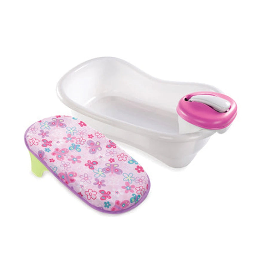 Newborn-To-Toddler Bath Center & Shower (Pink)