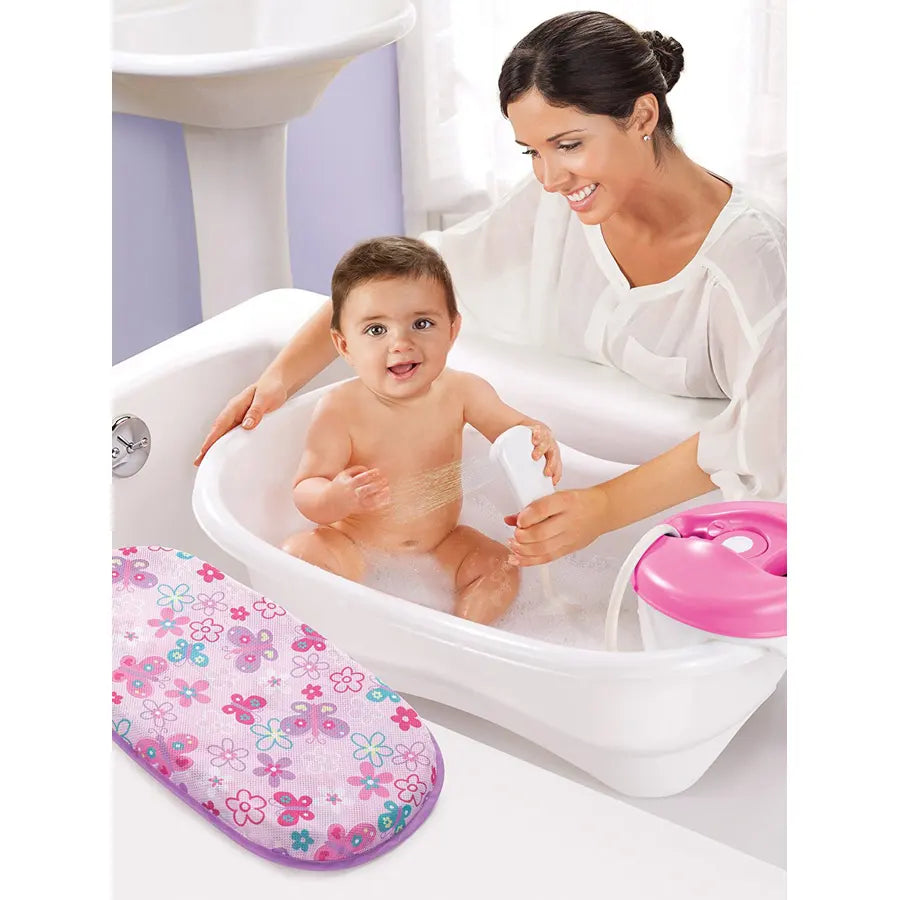 Newborn-To-Toddler Bath Center & Shower (Pink)
