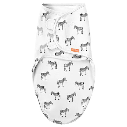 Summer Swaddleme Luxe With Easy Change - Zebra Print (0-3m)