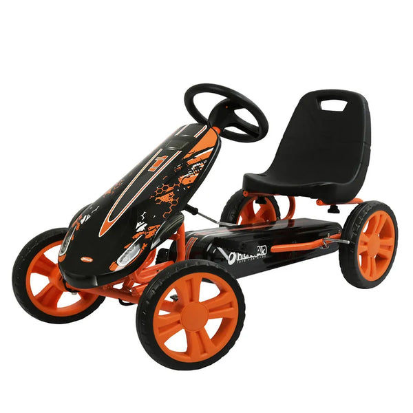 Hauck Speedster Pedal Go Kart Sporty Graphics (Orange)