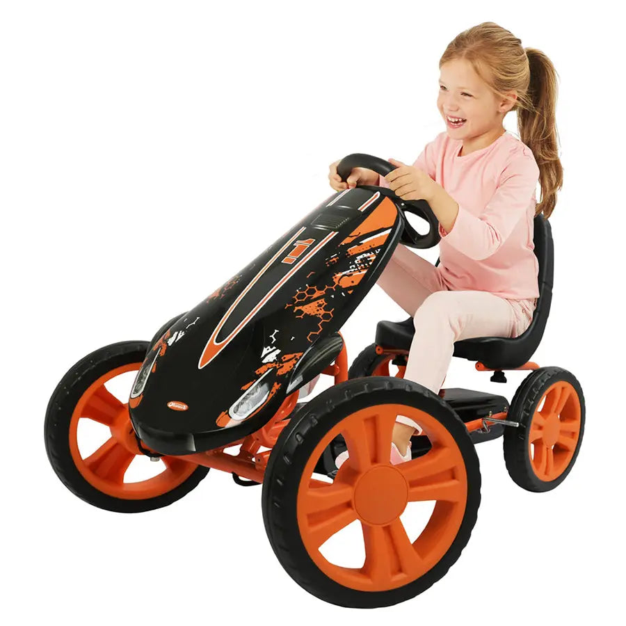 Hauck - Speedster Pedal Go Kart Sporty Graphics (Orange)