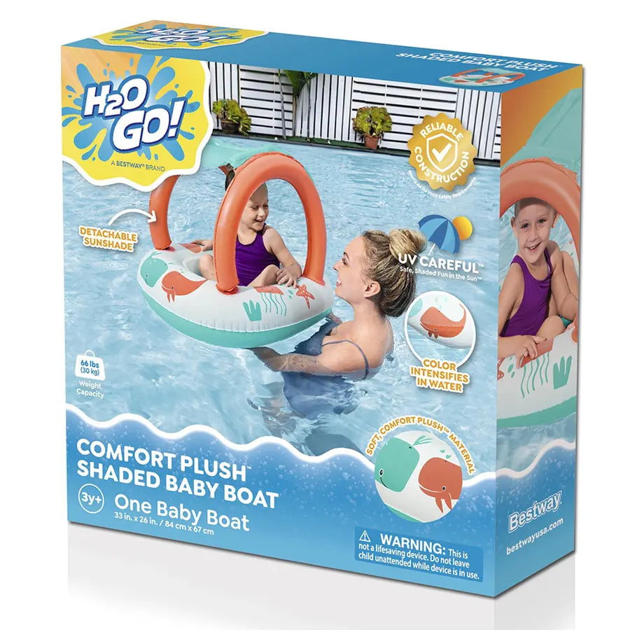 Bestway Comfort Plush Shaded Baby Boat (84 cm x 67 cm)