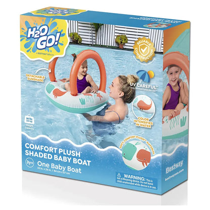 Bestway Comfort Plush Shaded Baby Boat (84 cm x 67 cm)