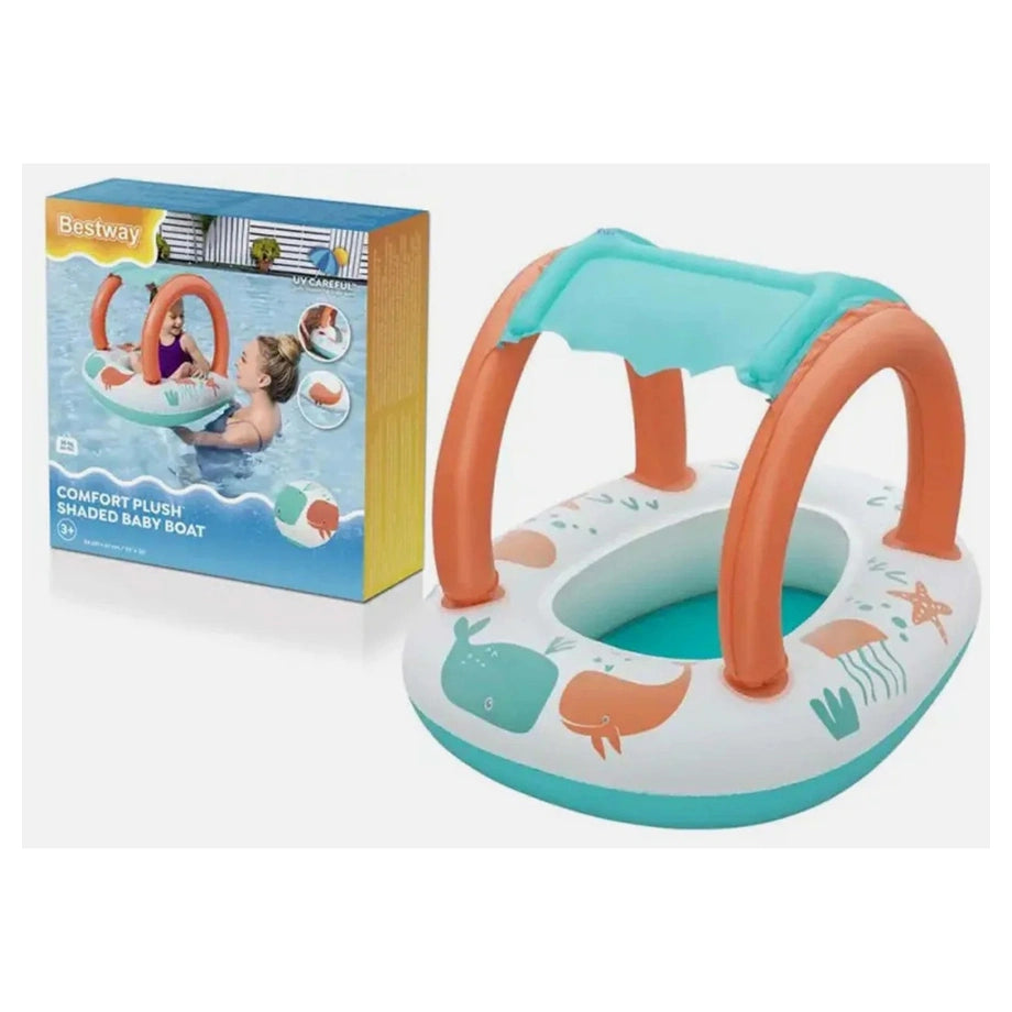 Bestway Comfort Plush Shaded Baby Boat (84 cm x 67 cm)