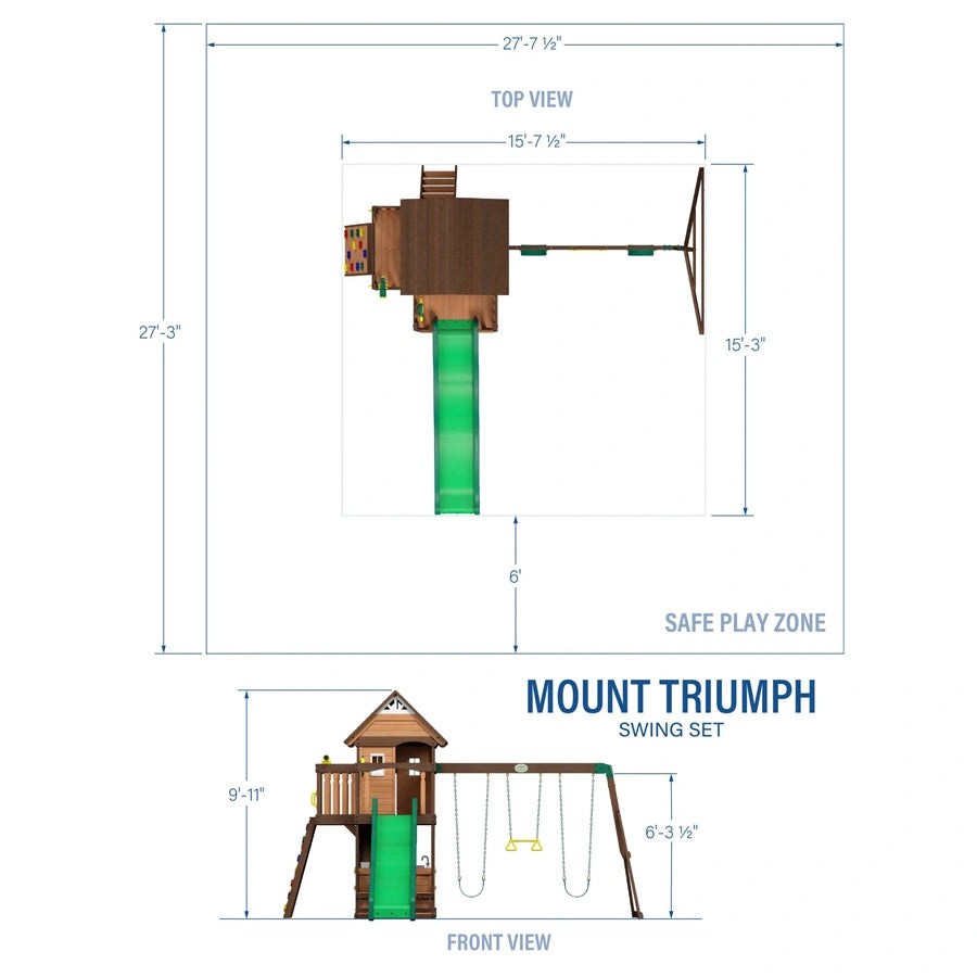 Mount Triumph Swing Set