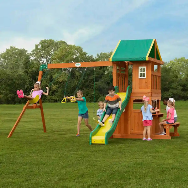 Backyard Discovery Oakmont Wooden Swing Set