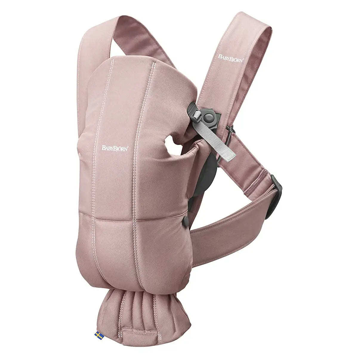 BabyBjörn Baby Carrier Mini - Cotton (Dusty Pink)
