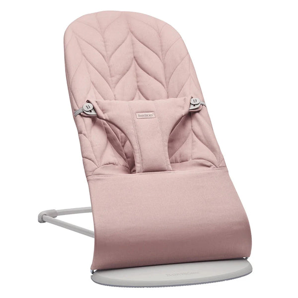 BabyBjorn Bouncer Bliss Cotton, Petal Quilt (Dusty Pink)