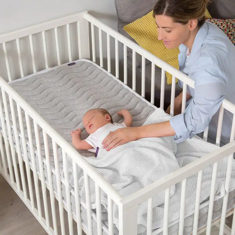 Clevamama Cellular Blanket Cot/Cot Bed 120 x 140 cm (White)