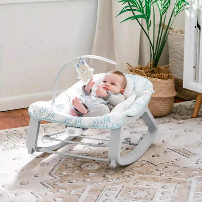 Ingenuity Keep Cozy 3 in 1 Grow with Me Bounce & Rock Seat - Spruce