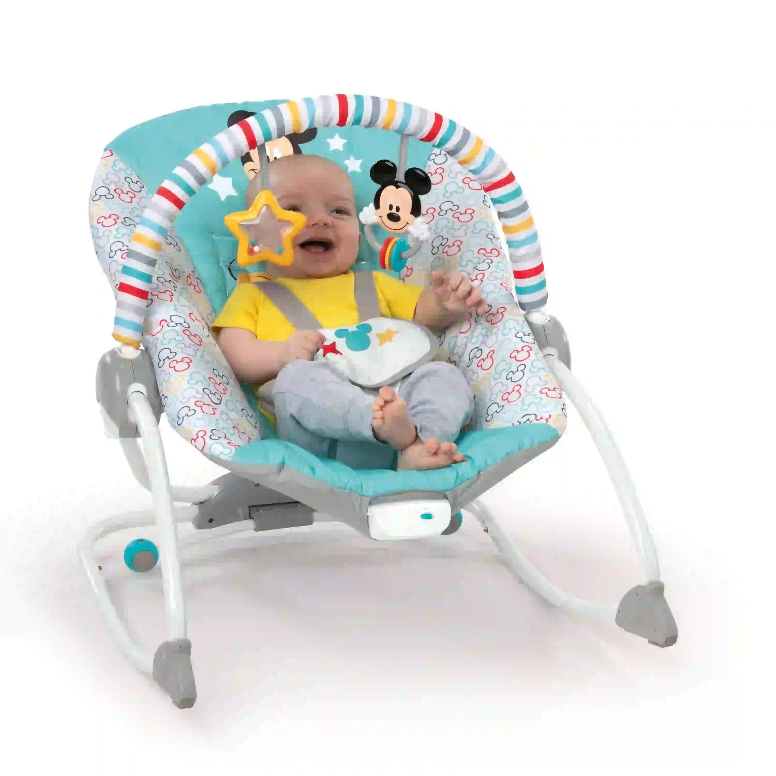 Mickey Happy Triangles Infant to Toddler Rocker