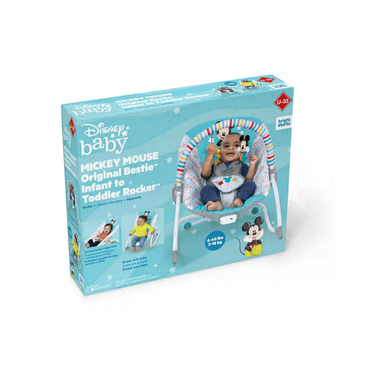 Mickey mouse happy triangles infant to toddler rocker sales