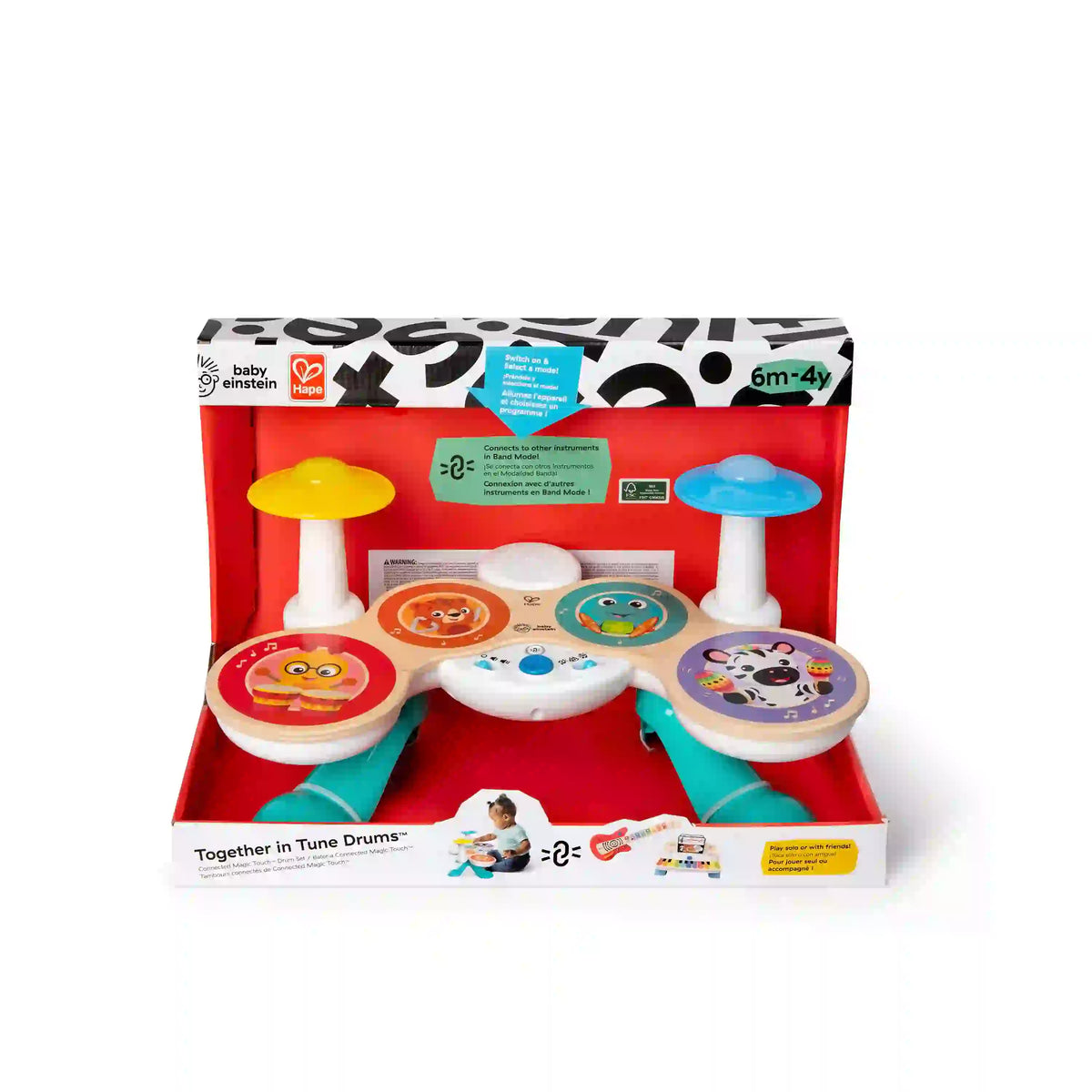 Baby Einstein Together in Tune Drums - Connected Magic Touch Drum Set