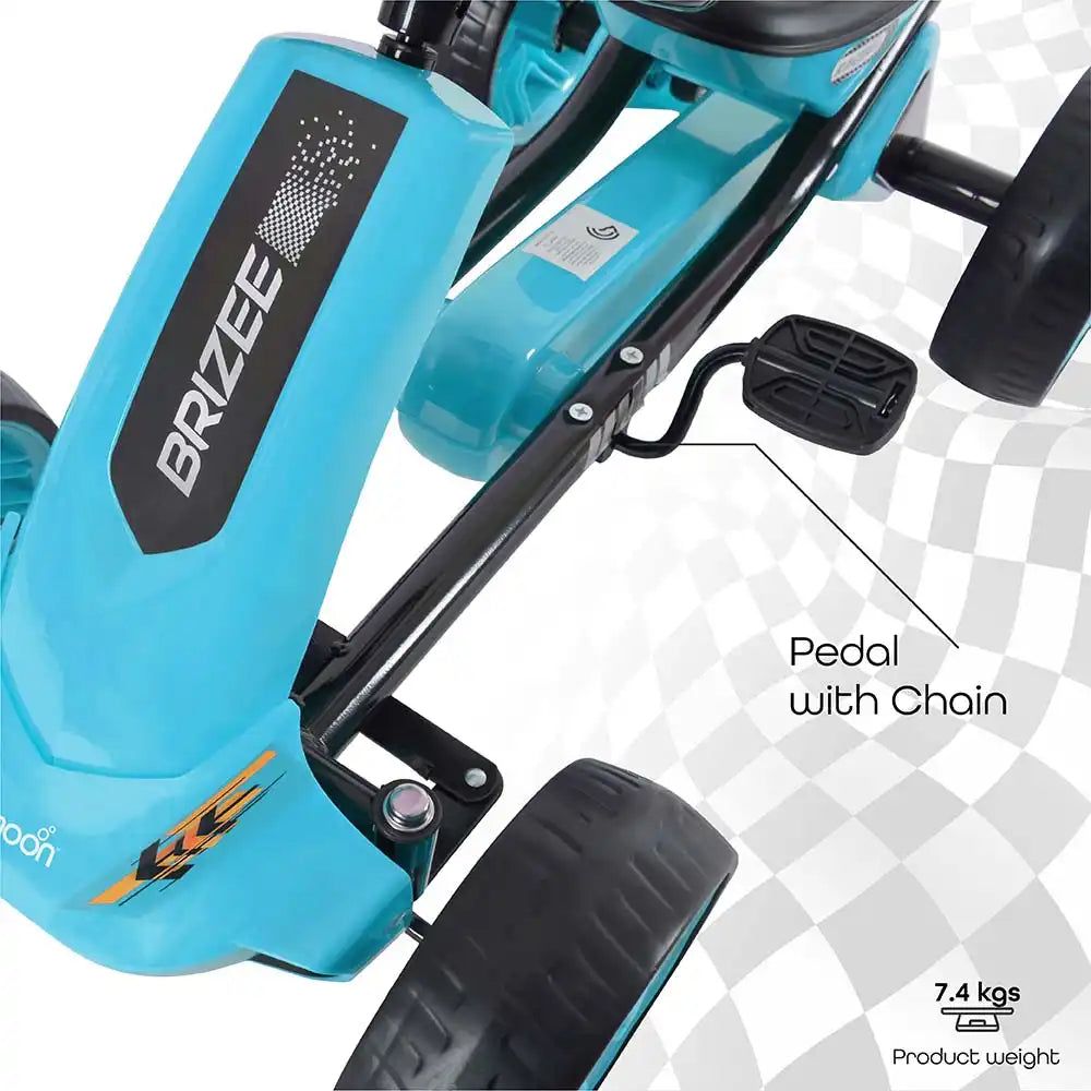 دراجة Moon Brizee Go-Kart Pedal (زرقاء) دراجة Moon Brizee Go-Kart Pedal (زرقاء)
