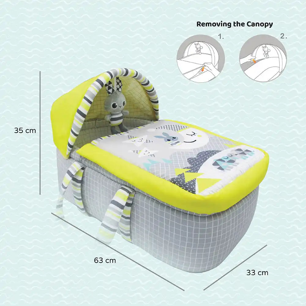 Moon Good Night Moses Basket & Bedside Sleeper