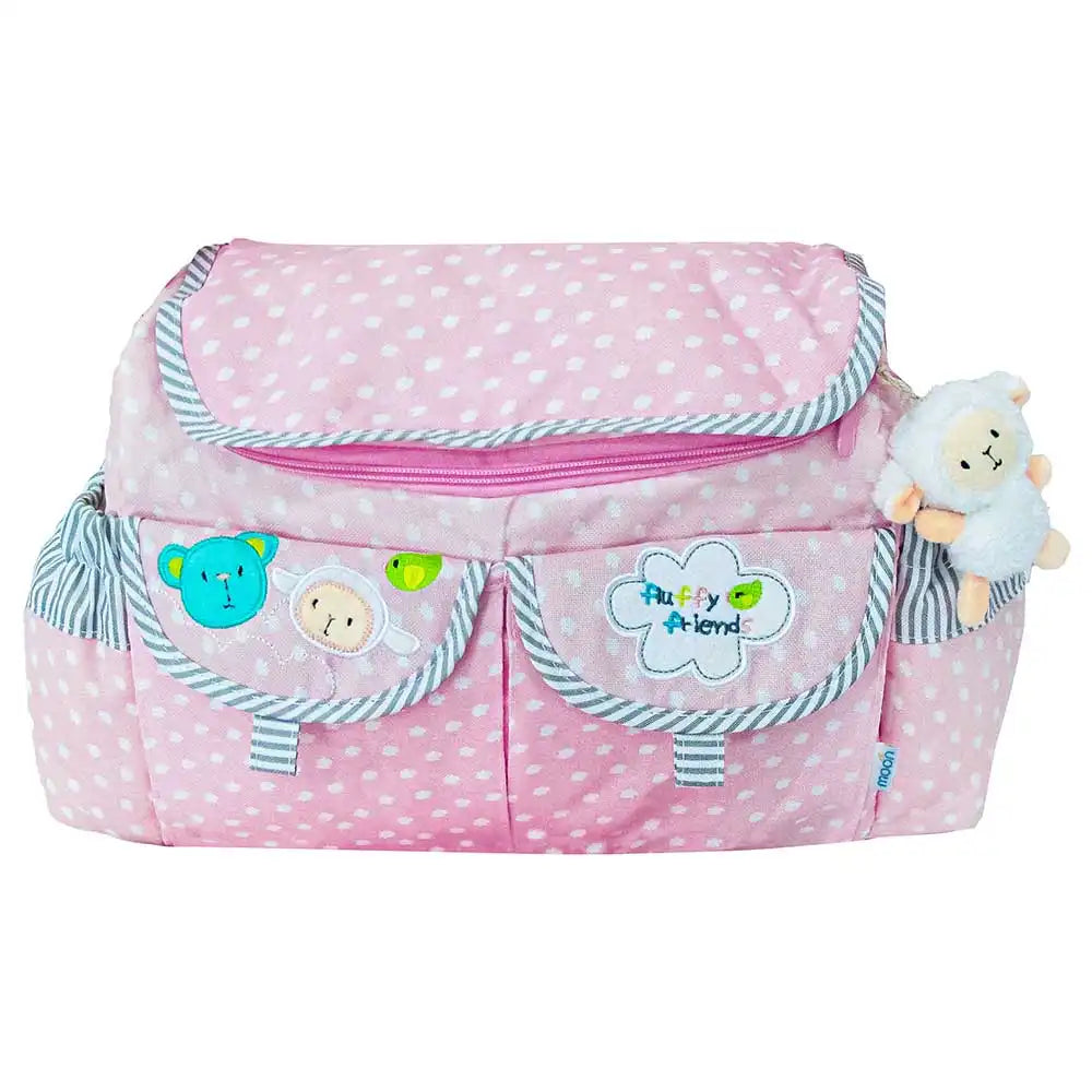 Moon - Nicole Stylish Maternity/Diaper Bag (Pink)