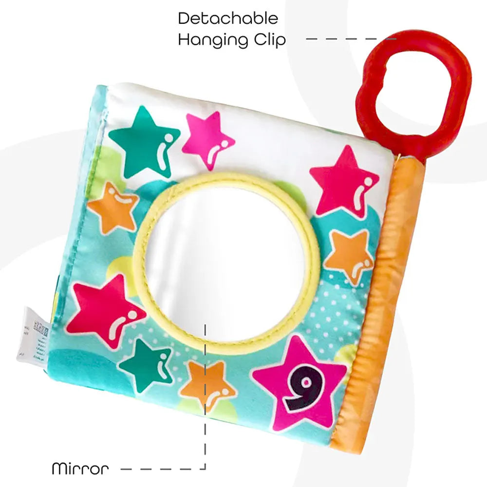 Moon - Soft Education Book with Detachable Clip - Numbers