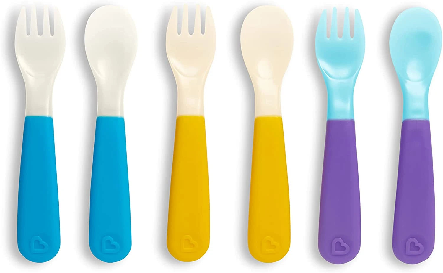 Munchkin - ColorReveal Color Changing Toddler Forks & Spoons (Pack of 6)
