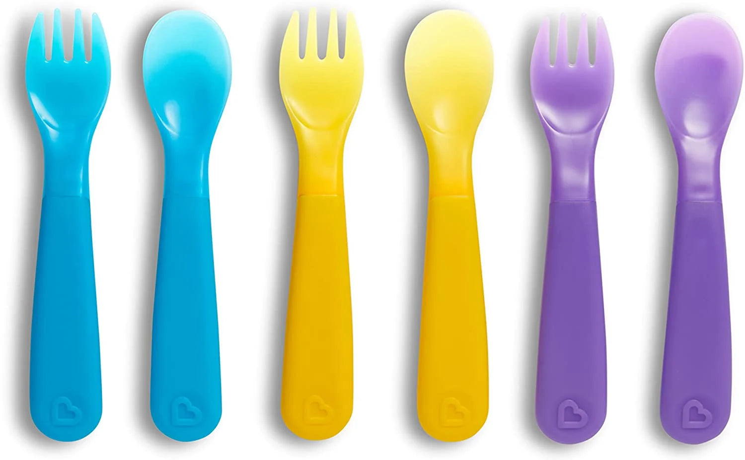 Munchkin - ColorReveal Color Changing Toddler Forks & Spoons (Pack of 6)