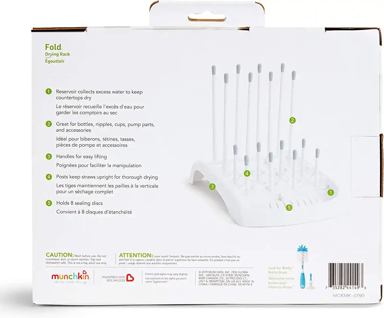 Munchkin Fold Bottle Drying Rack Munchkin Fold Bottle Drying Rack