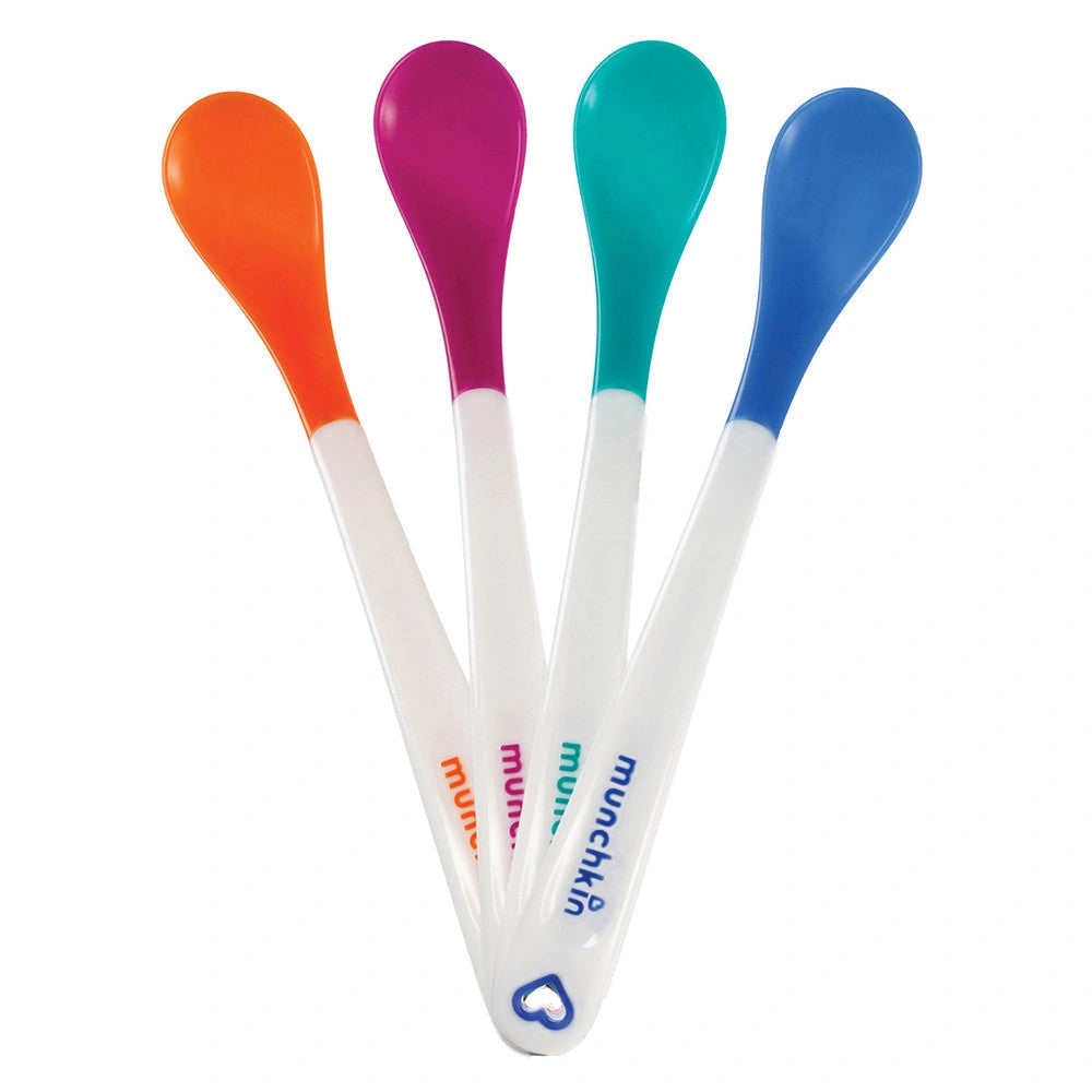Munchkin - White Hot Infant Safety Spoons (Pack of 4)