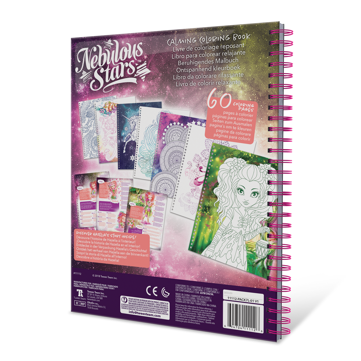 Nebulous Stars Calming Coloring Book