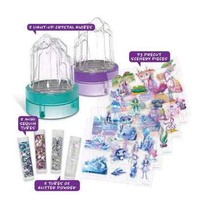 Nebulous Stars Crystal Snow Globes