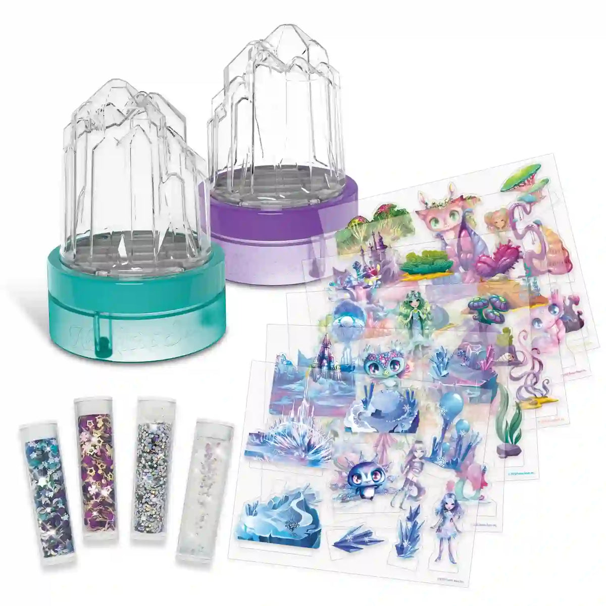 Nebulous Stars Crystal Snow Globes