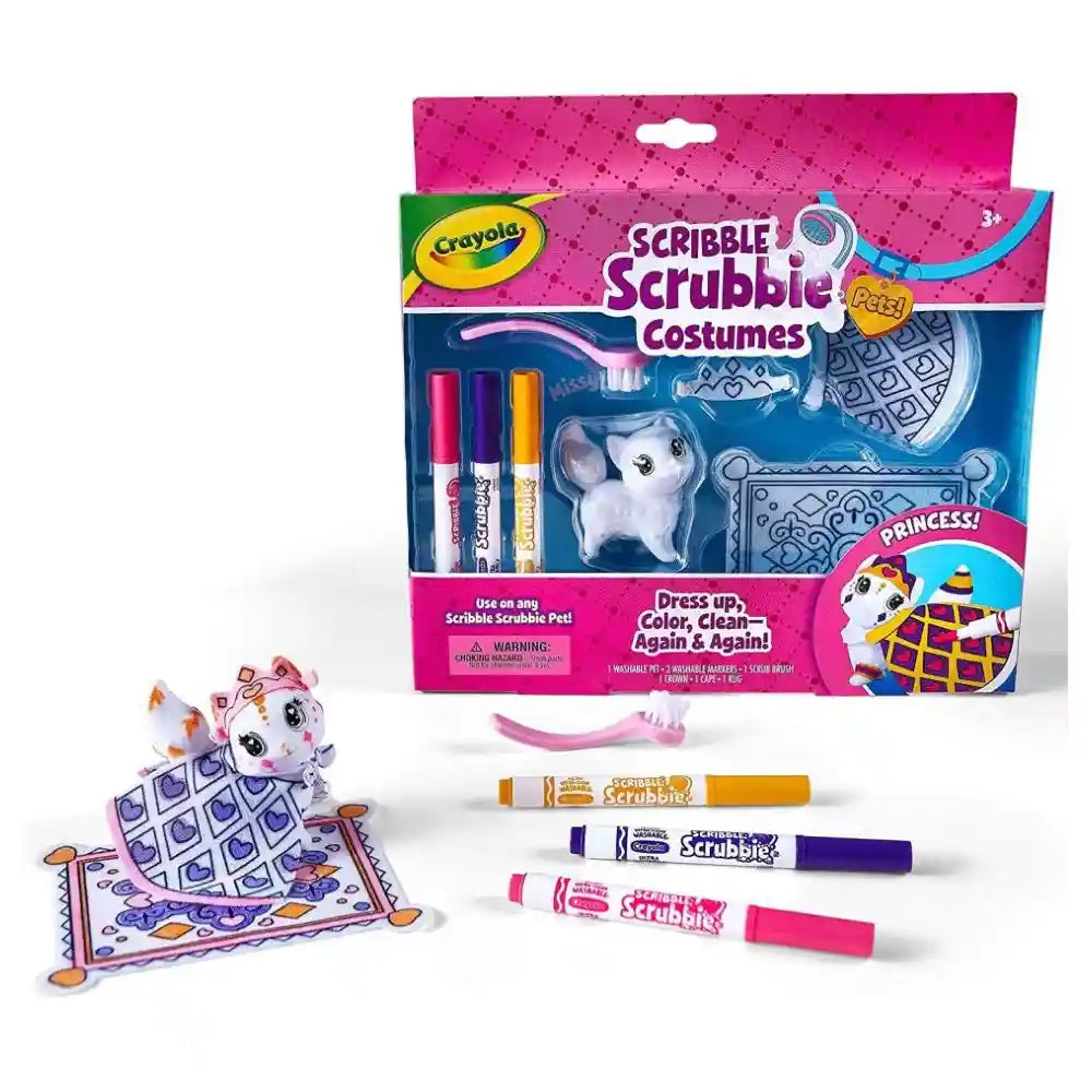 مجموعة أقلام تلوين سكرابل سكرابي بيتس برنسيس من كريولا مجموعة أقلام تلوين سكرابل سكرابي بيتس برنسيس من كريولا